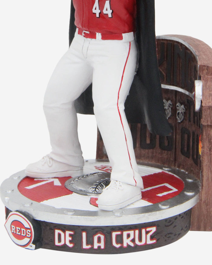 Elly De La Cruz Cincinnati Reds Viking Hat Lifting Bat Home Run Celebration Bobblehead FOCO - FOCO.com