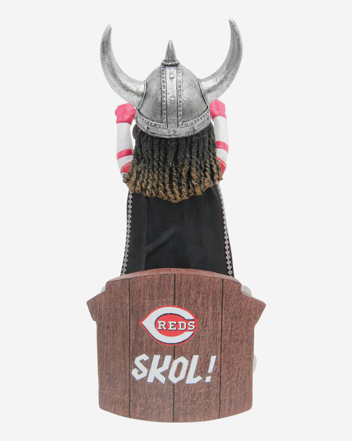 Elly De La Cruz Cincinnati Reds Viking Hat Lifting Bat Home Run Celebration Bobblehead FOCO - FOCO.com