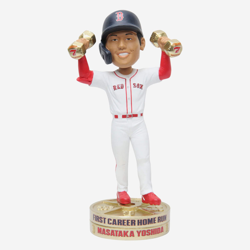 Masataka Yoshida Boston Red Sox Weights Home Run Celebration Bobblehead FOCO - FOCO.com