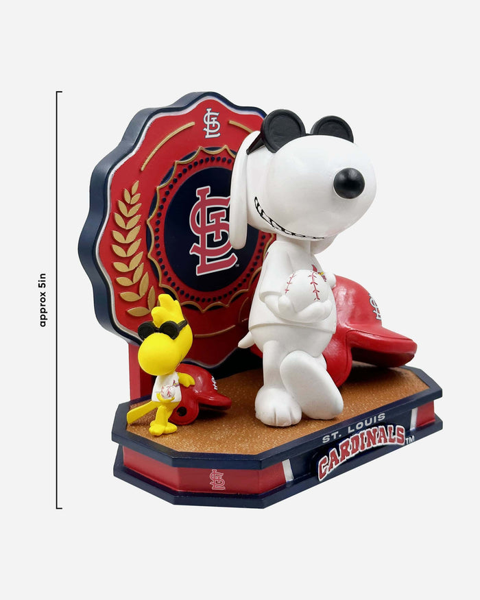 St Louis Cardinals Snoopy & Woodstock Joe Cool Peanuts Dual Bobblehead FOCO - FOCO.com