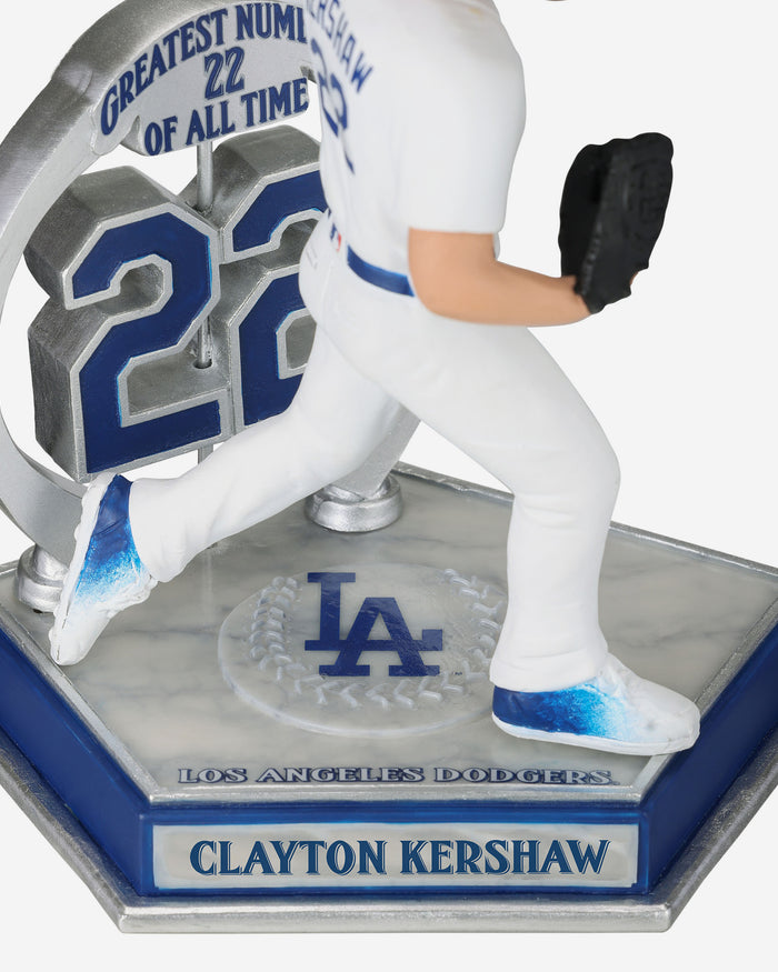 Clayton Kershaw Los Angeles Dodgers Legendary Number 22 Bobblehead FOCO - FOCO.com