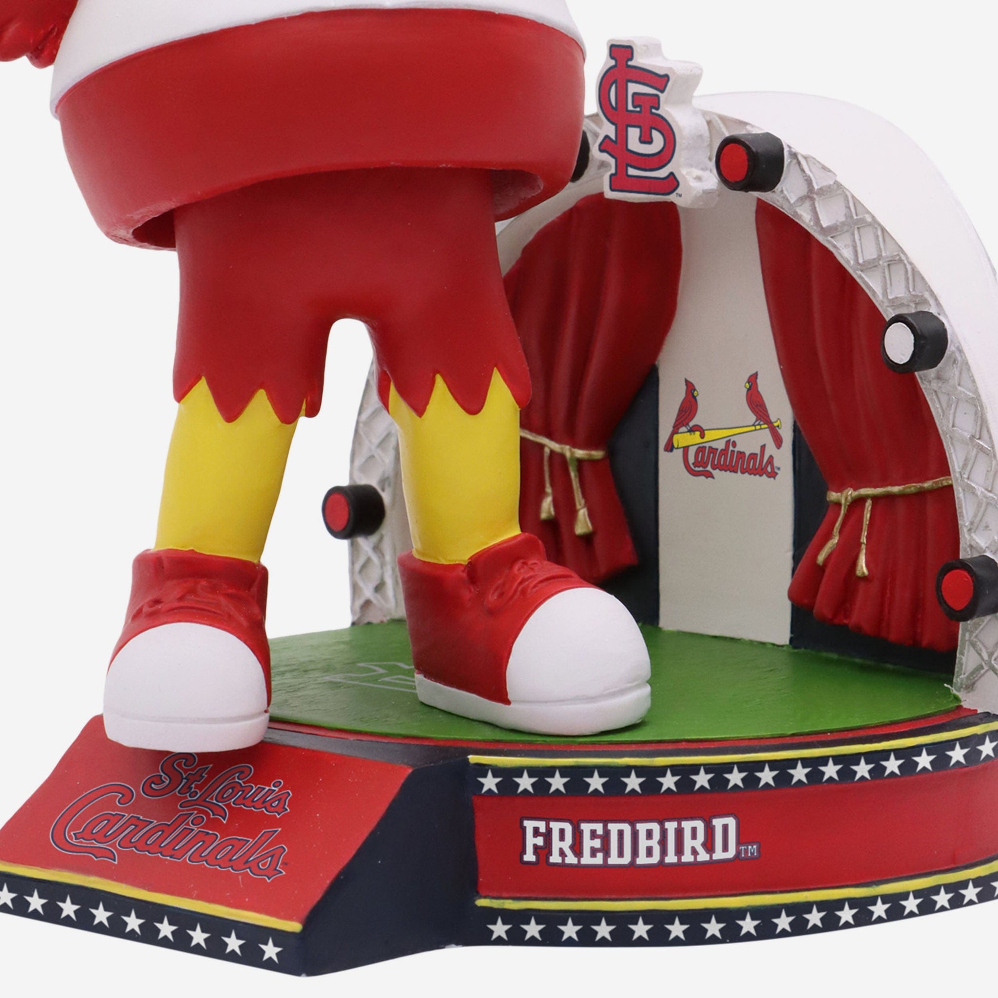 Fredbird St Louis Cardinals White Jersey 3 Ft Mascot Bobblehead FOCO