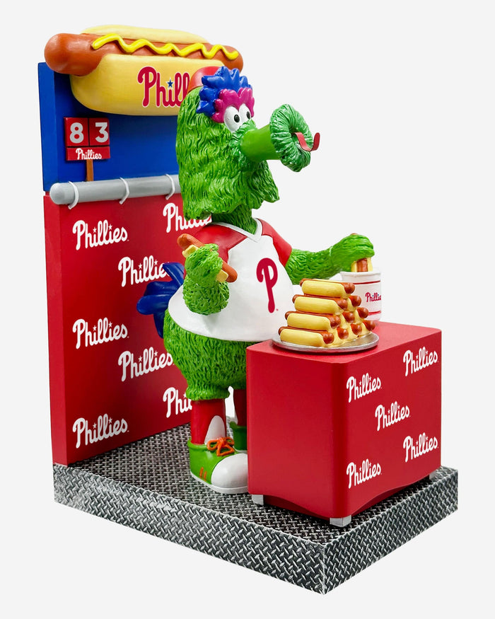 Phillie Phanatic Philadelphia Phillies Hot Dog Eating Contest Mascot Bobblehead FOCO - FOCO.com