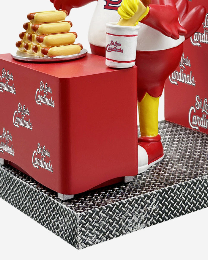 Fredbird St Louis Cardinals Hot Dog Eating Contest Mascot Bobblehead FOCO - FOCO.com