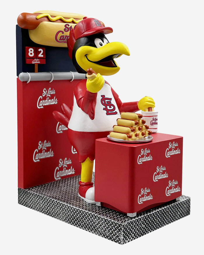 Fredbird St Louis Cardinals Hot Dog Eating Contest Mascot Bobblehead FOCO - FOCO.com