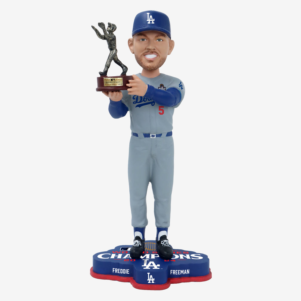 Freddie Freeman Los Angeles Dodgers 2024 World Series Champions MVP Bobblehead