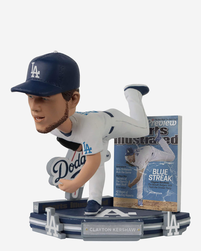 Clayton Kershaw Los Angeles Dodgers Sports Illustrated Cover Bobblehead FOCO - FOCO.com