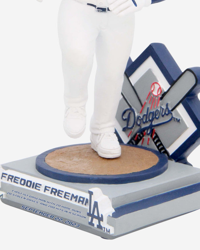 Freddie Freeman Los Angeles Dodgers 200 Hits 20 Home Runs 20 Steals Bobblehead FOCO - FOCO.com