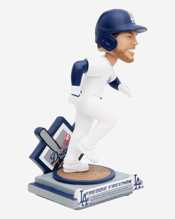 Freddie Freeman Los Angeles Dodgers 200 Hits 20 Home Runs 20 Steals Bobblehead FOCO - FOCO.com