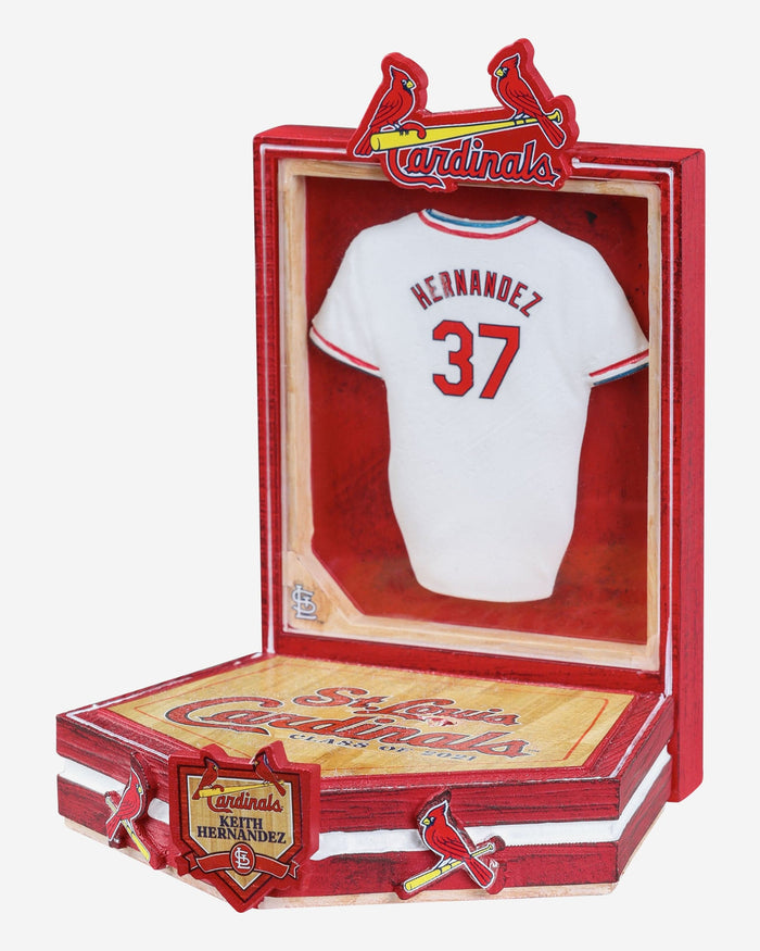 Keith Hernandez St Louis Cardinals Red Jacket Bobblehead FOCO - FOCO.com