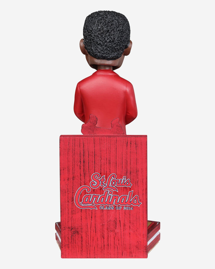 Lou Brock St Louis Cardinals Red Jacket Bobblehead FOCO - FOCO.com