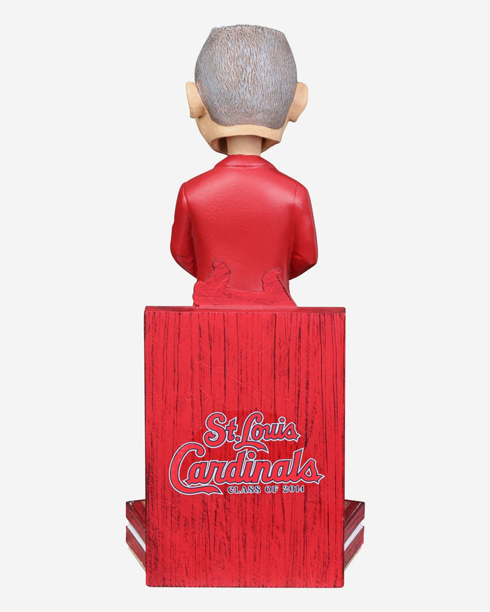 Whitey Herzog St Louis Cardinals Red Jacket Bobblehead FOCO