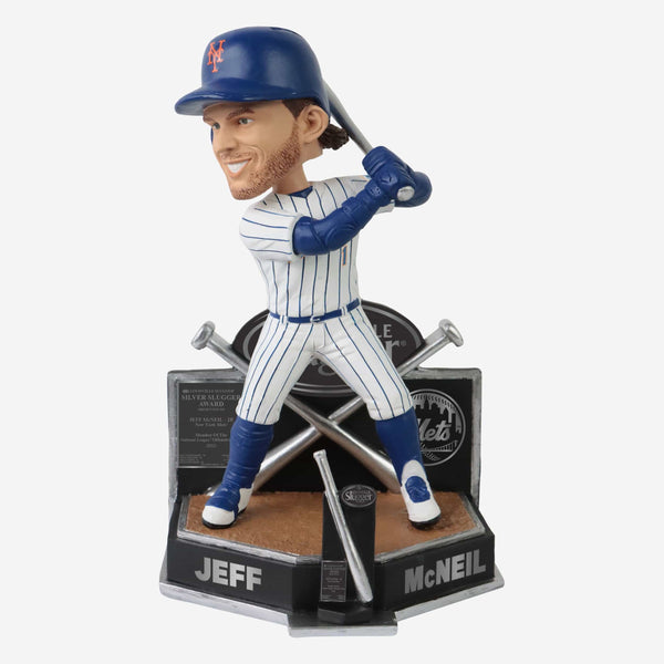 Jeff McNeil New York Mets Black Jersey Bobblehead FOCO