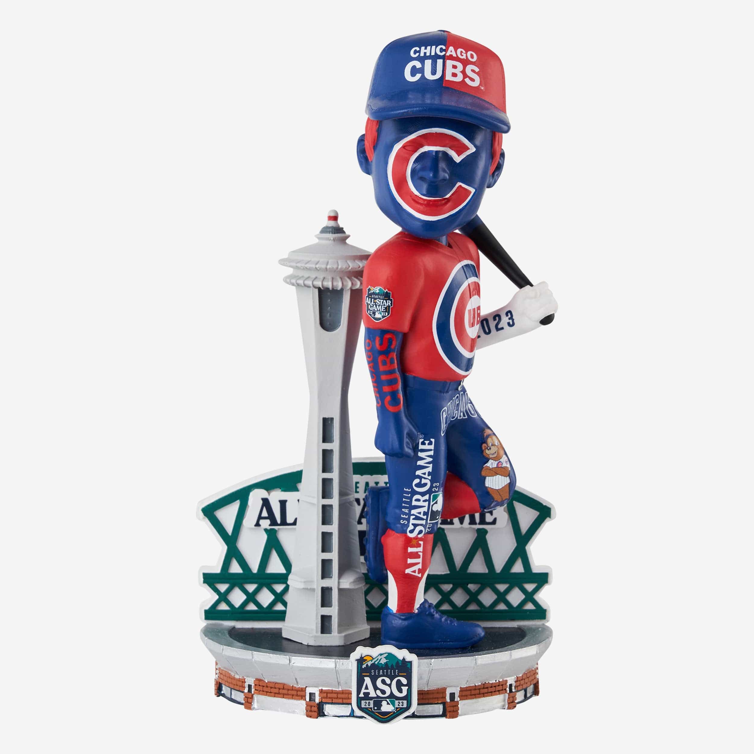 Clark Chicago Cubs 2023 MLB London Series Mascot Bobblehead FOCO