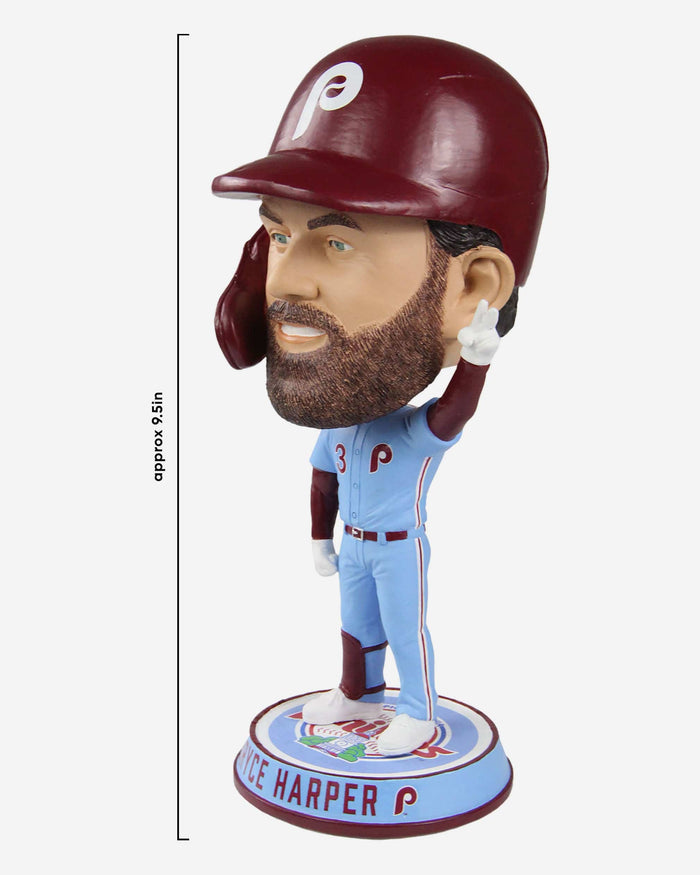 Bryce Harper Philadelphia Phillies Powder Blue Uniform Bighead Bobbleh FOCO