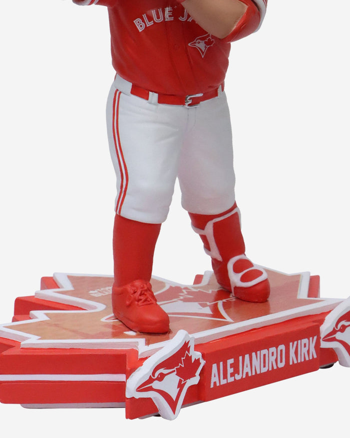 Alejandro Kirk Toronto Blue Jays Canada Day Uniform Bighead Bobblehead Officially Licensed by MLB