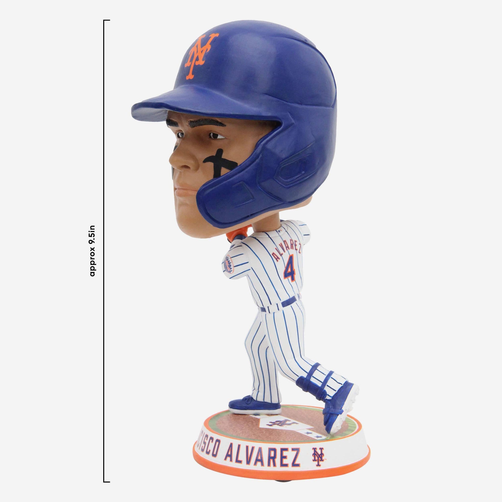 Francisco Alvarez New York Mets Field Stripe Bighead Bobblehead FOCO