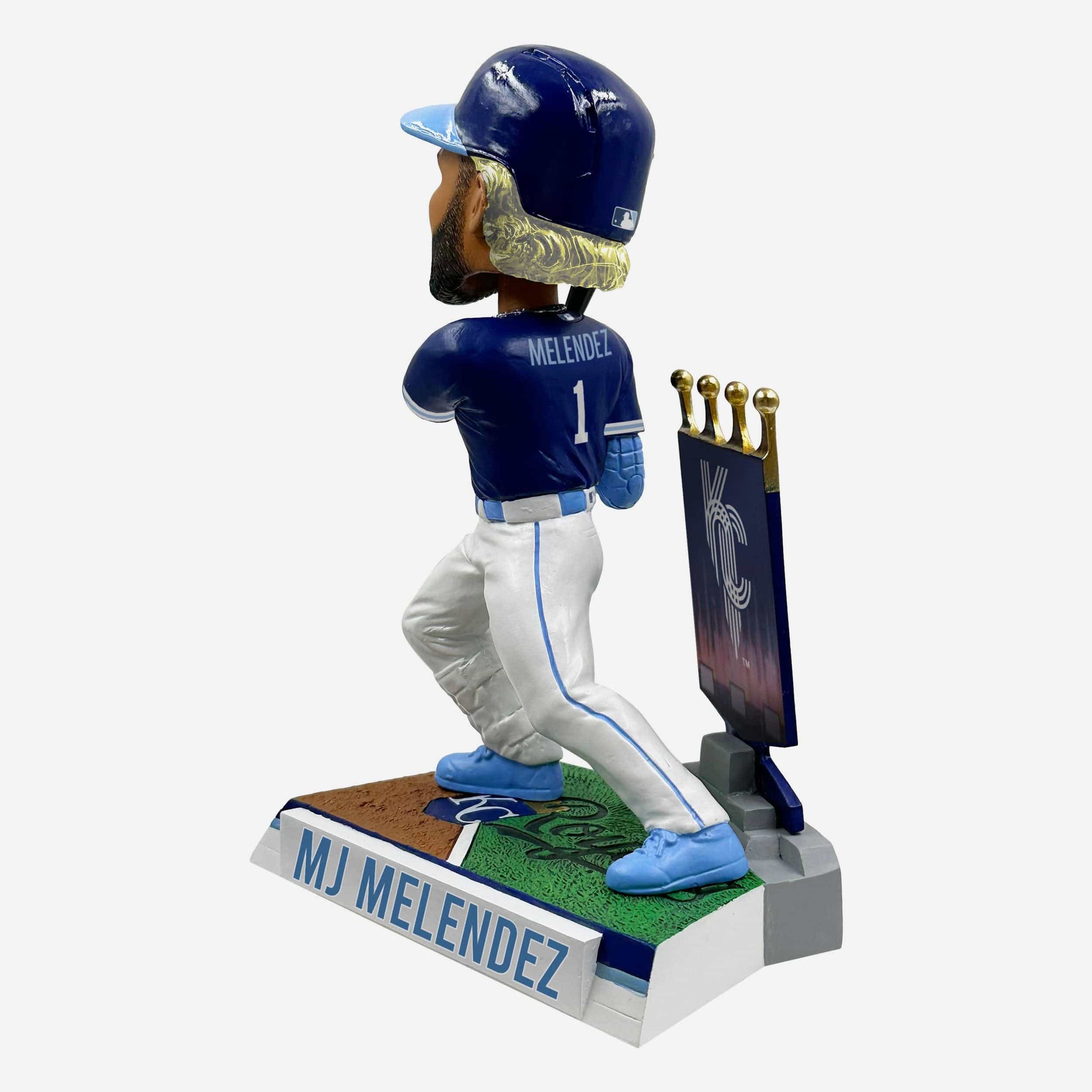 Mj Melendez Kansas City Royals 2023 City Connect Bobblehead Officially Licensed by MLB