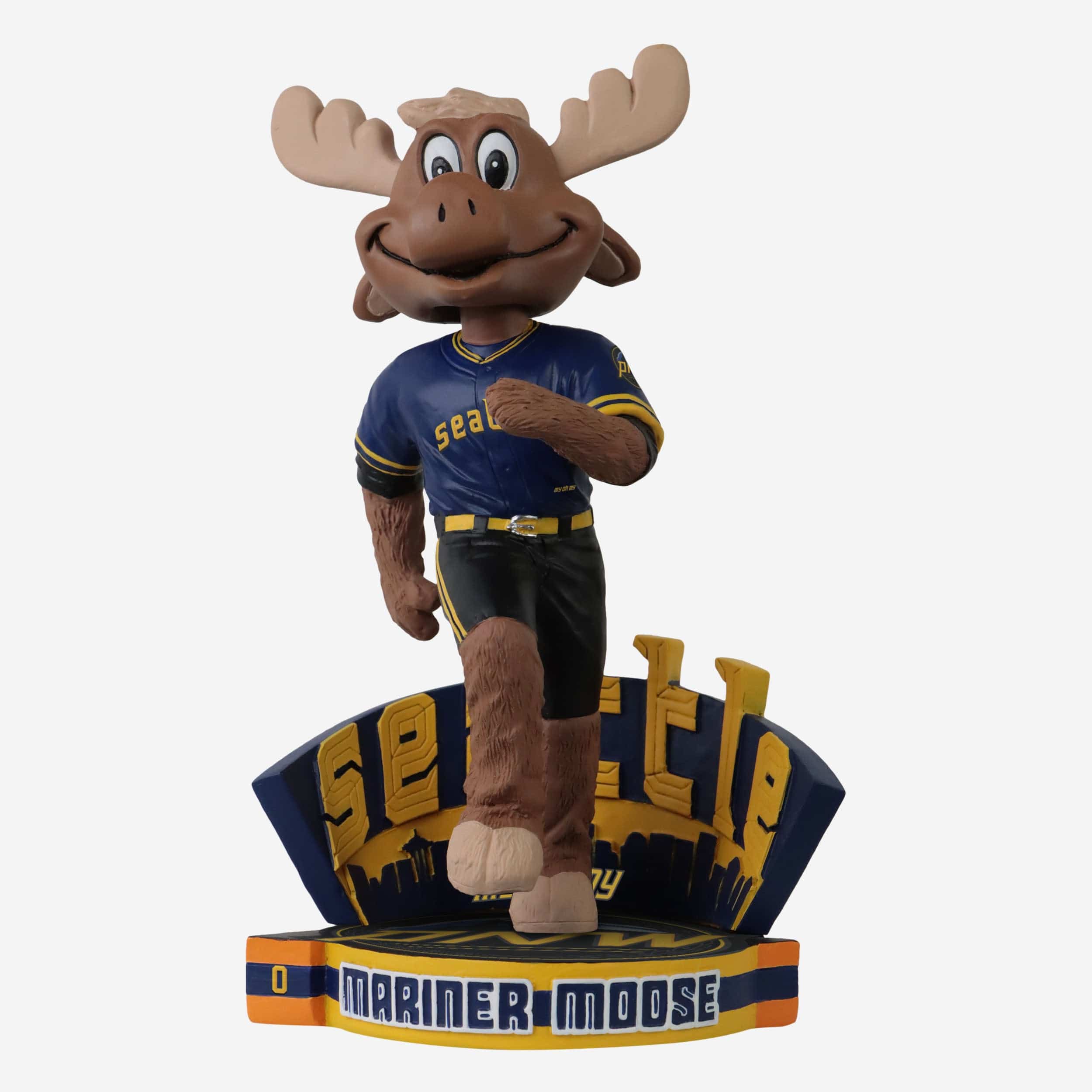 Mariner Moose Seattle Mariners 2023 City Connect Mascot Bobblehead Officially Licensed by MLB