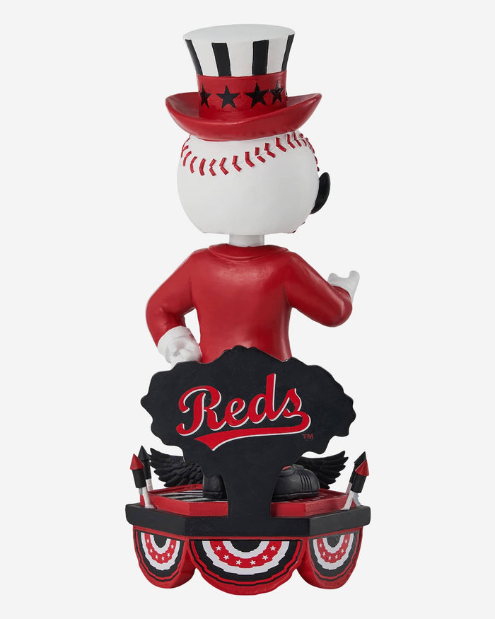 Mr Redlegs Cincinnati Reds Americana Mascot Bobblehead FOCO - FOCO.com