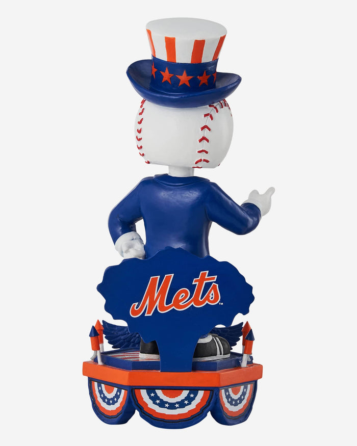 Mr Met New York Mets Memorial Day Mascot Bobblehead FOCO