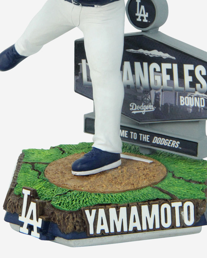Yoshinobu Yamamoto Los Angeles Dodgers LA-Bound Bobblehead FOCO