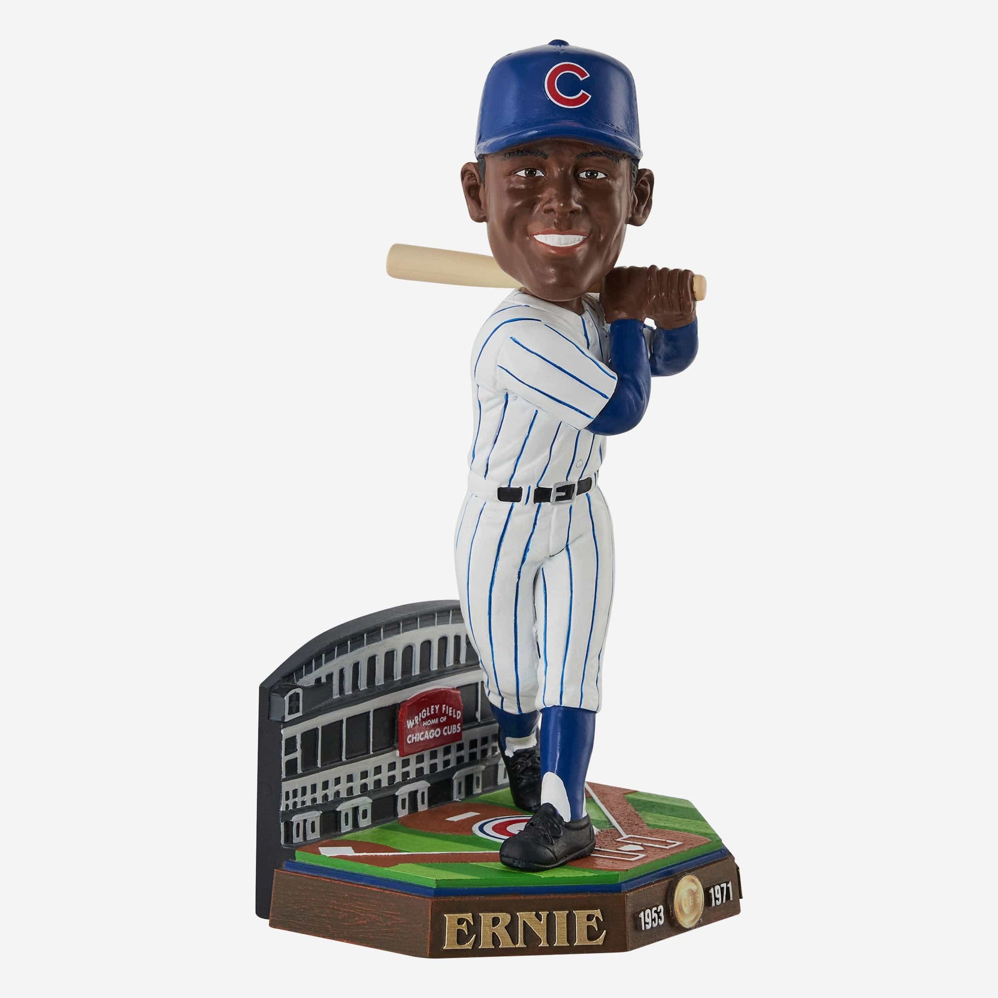Ernie Banks Chicago Cubs 2023 Home Jersey Bighead Bobblehead MLB