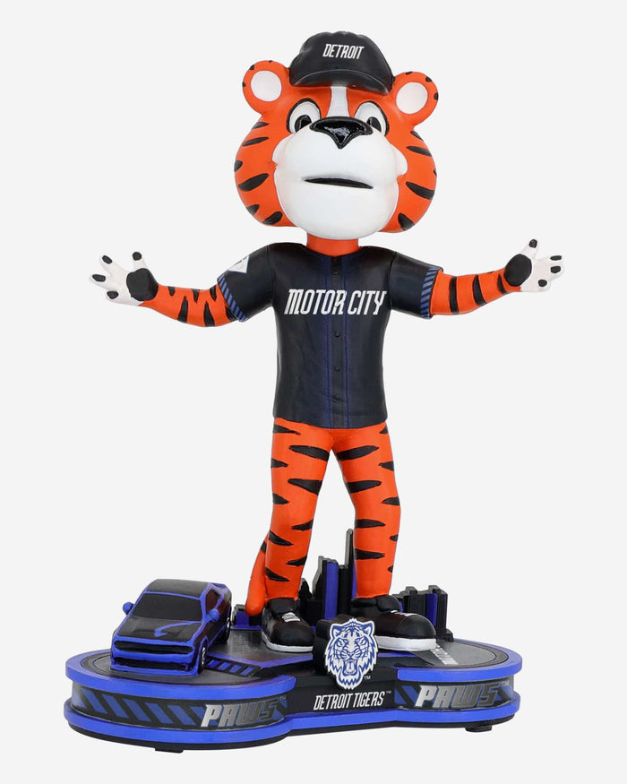 Paws Detroit Tigers 2024 City Connect Mascot Bobblehead FOCO - FOCO.com