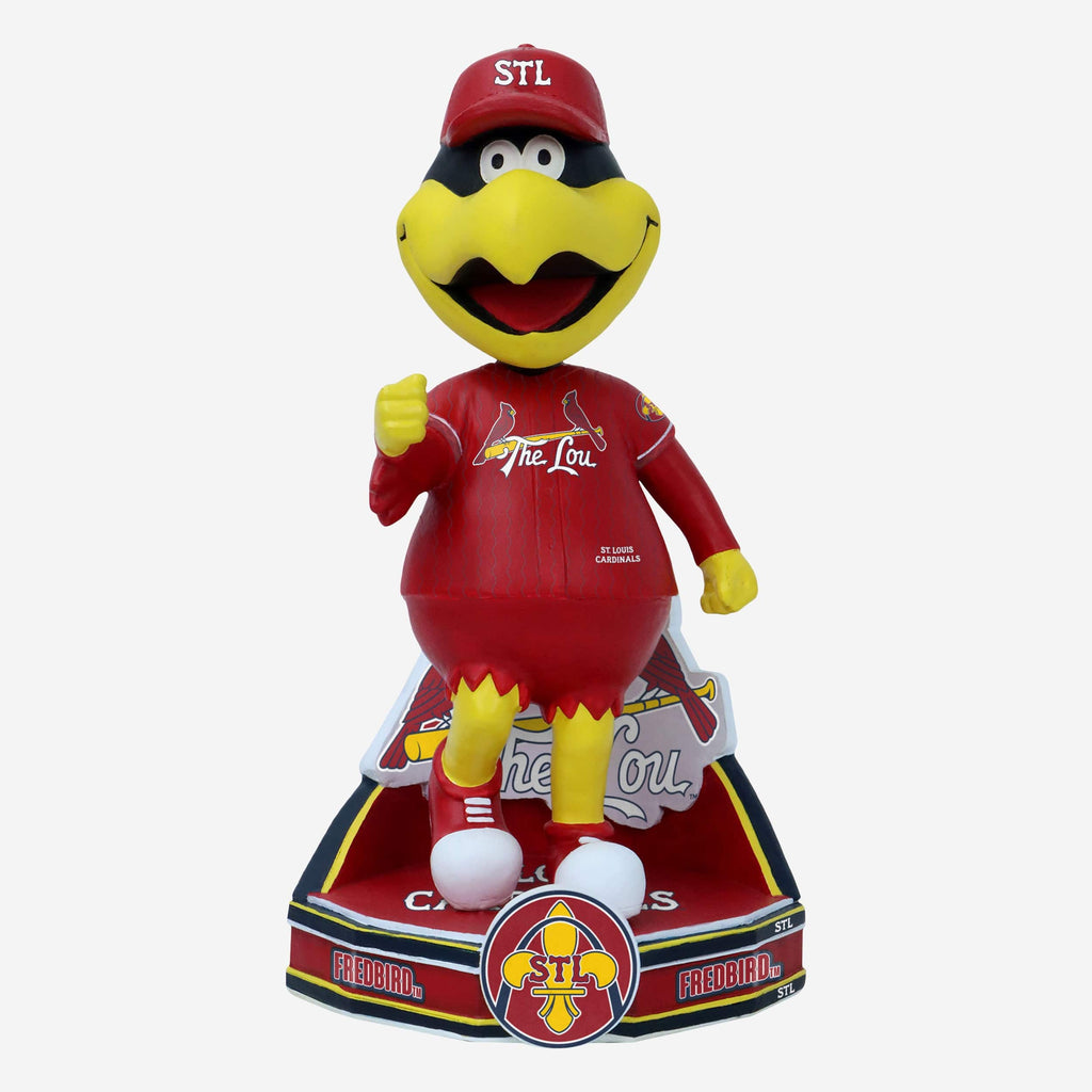 Fredbird St Louis Cardinals 2024 City Connect Mascot Bobblehead FOCO - FOCO.com