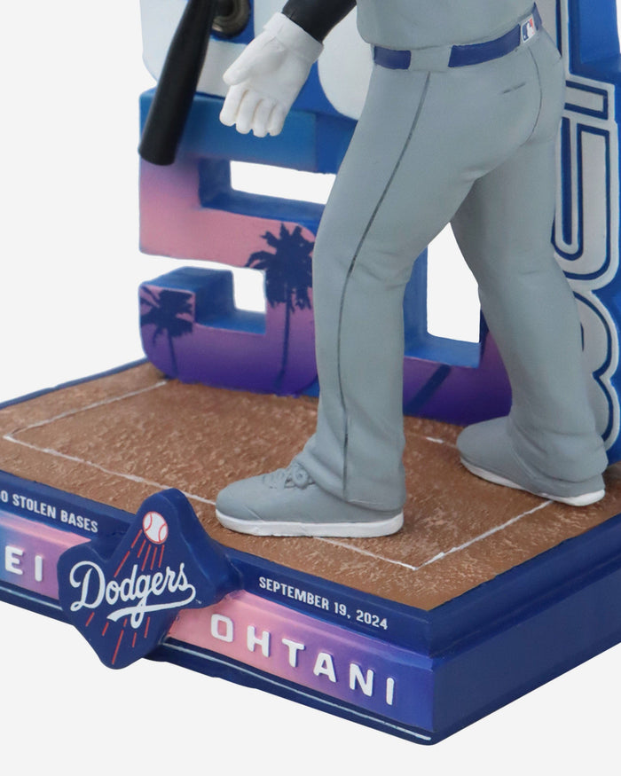 Shohei Ohtani Los Angeles Dodgers 50 Home Runs & 50 Stolen Bases Bat Flip Bobblehead FOCO - FOCO.com