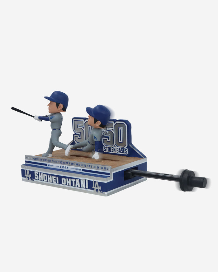 Shohei Ohtani Los Angeles Dodgers 50 Home Runs & 50 Stolen Bases Slider Dual Bobblehead FOCO - FOCO.com