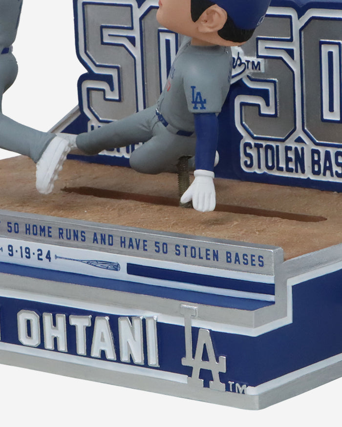 Shohei Ohtani Los Angeles Dodgers 50 Home Runs & 50 Stolen Bases Slider Dual Bobblehead FOCO - FOCO.com