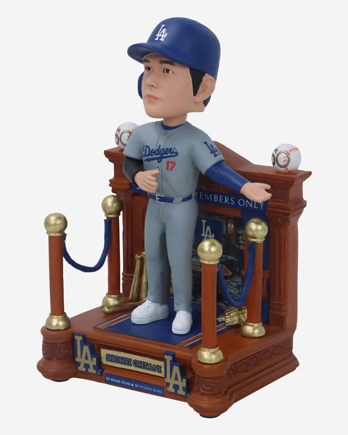 Shohei Ohtani Los Angeles Dodgers 50 Home Runs & 50 Stolen Bases 50/50 Club Entry Bobblehead FOCO - FOCO.com