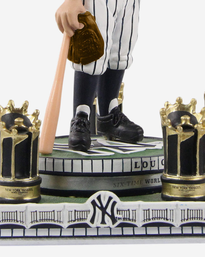 Lou Gehrig New York Yankees 6x World Series Champion Spinning Bobblehe FOCO