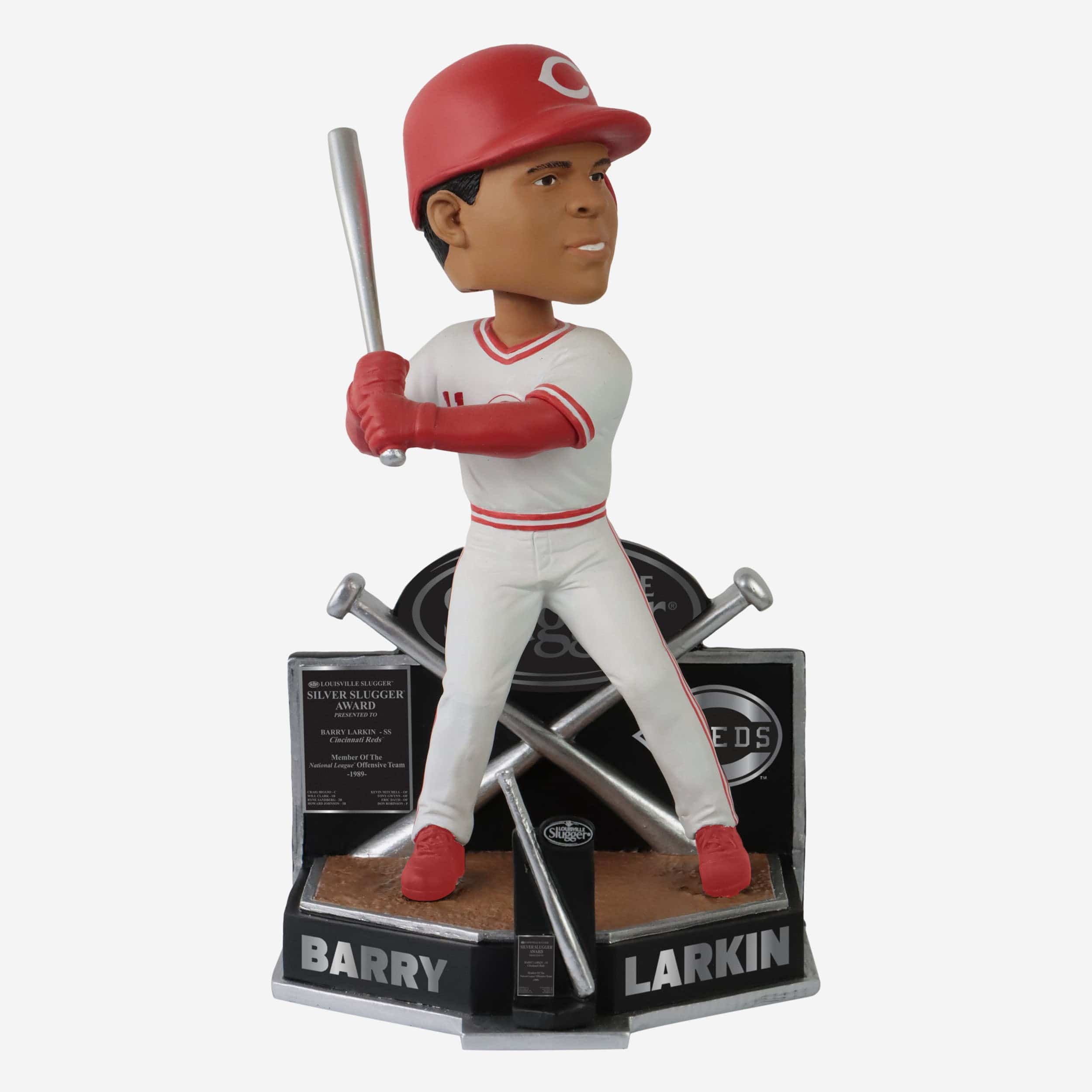 Barry Larkin Cincinnati Reds Legends of the Park Hall of Fame Bobblehe FOCO