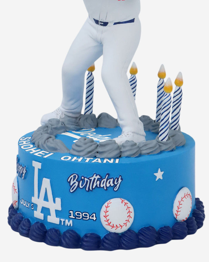 Shohei Ohtani Los Angeles Dodgers Birthday Cake Bobblehead FOCO - FOCO.com