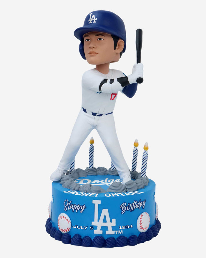 Shohei Ohtani Los Angeles Dodgers Birthday Cake Bobblehead FOCO - FOCO.com