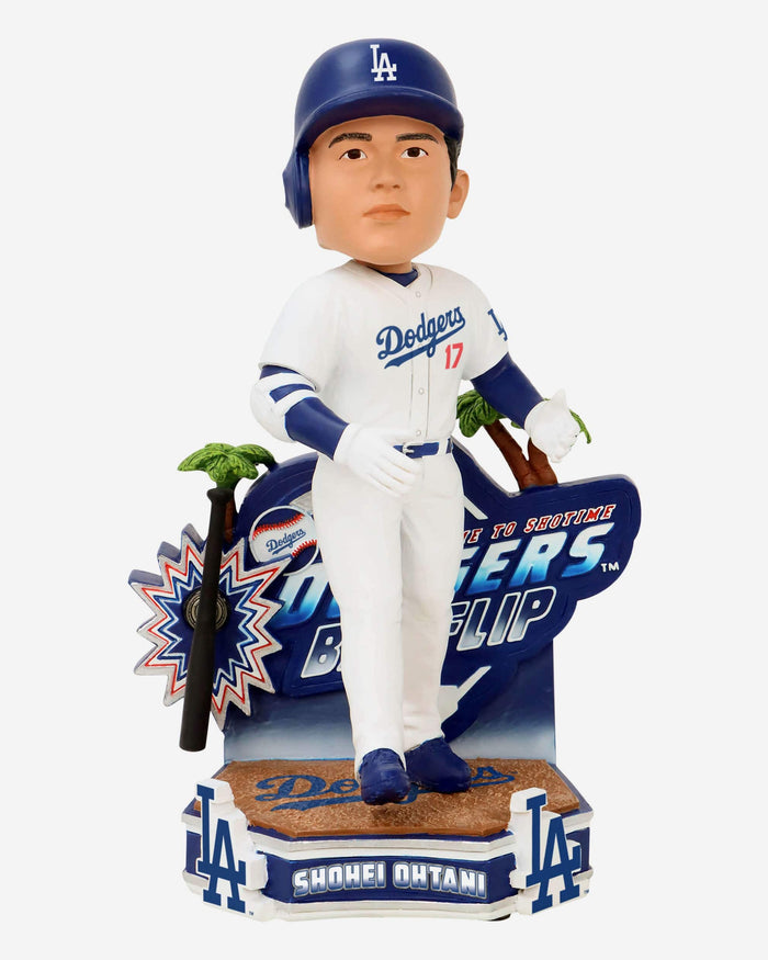 Shohei Ohtani Los Angeles Dodgers Bat Flip Bobblehead FOCO - FOCO.com