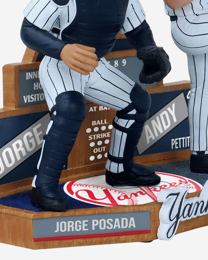 Jorge Posada & Andy Pettitte New York Yankees Bobblemate Dual Bobblehead FOCO - FOCO.com