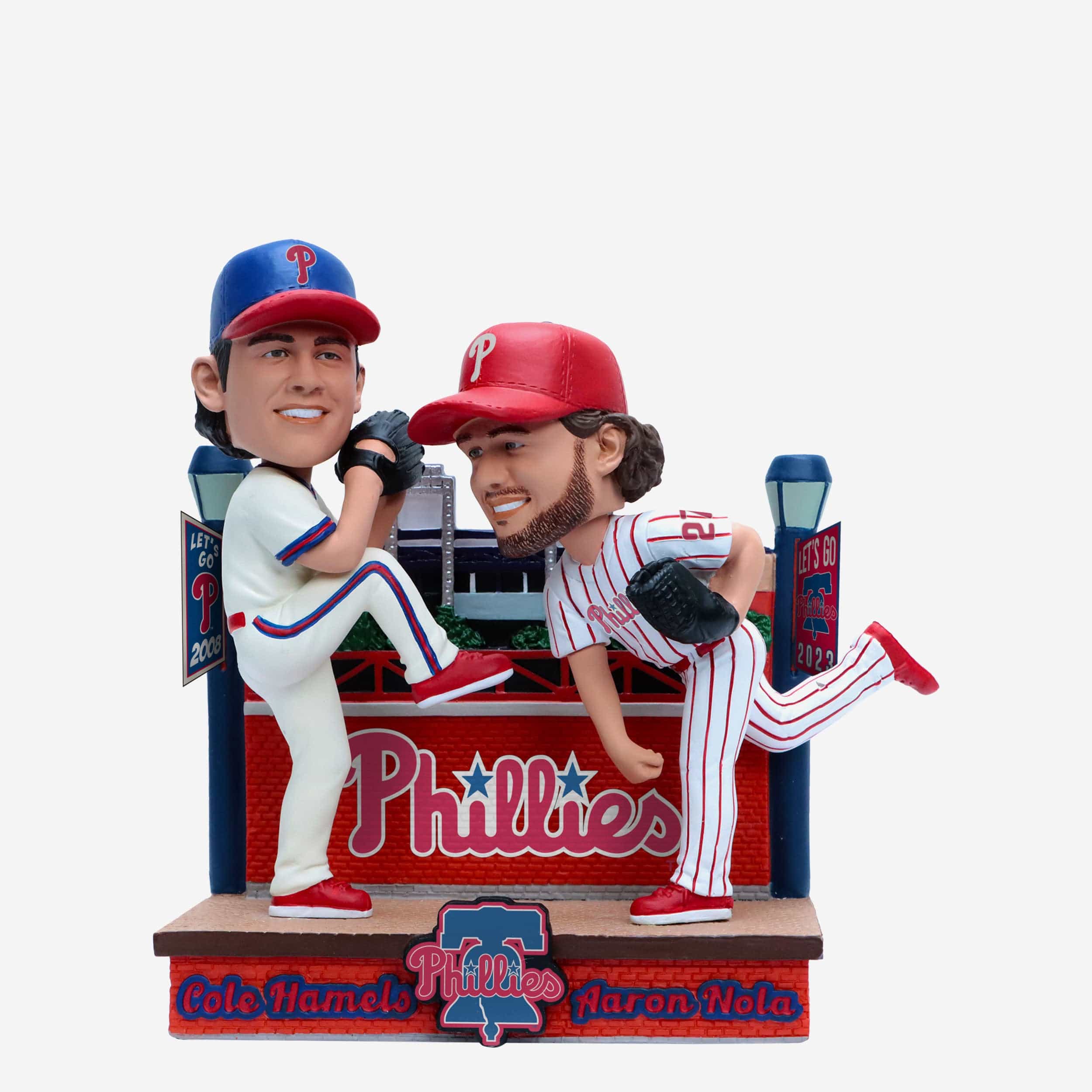 Cole Hamels & Aaron Nola Philadelphia Phillies Then and Now Bobblehead