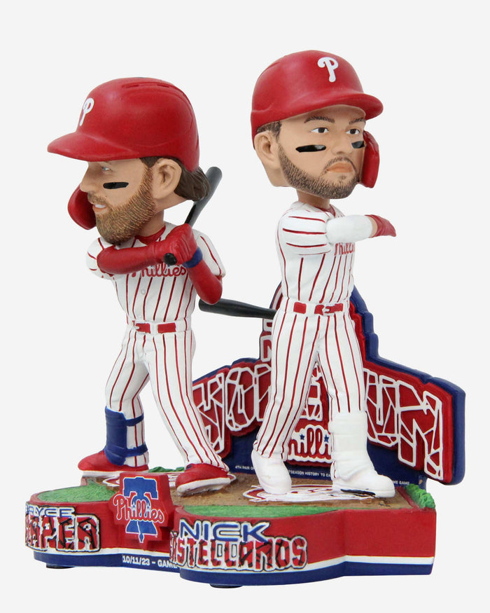 Bryce Harper & Nick Castellanos Philadelphia Phillies 2023 NLDS Home Run Dual Bobblehead FOCO - FOCO.com