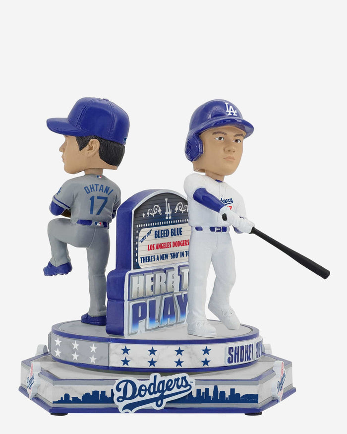 Shohei Ohtani Los Angeles Dodgers Dual Spinning Bobblehead FOCO - FOCO.com