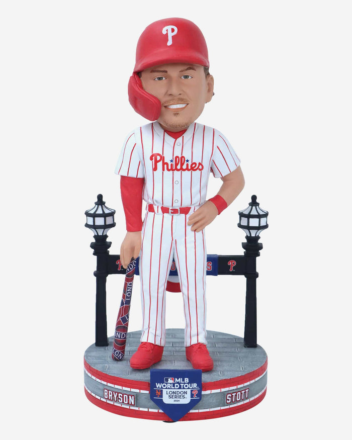 Bryson Stott Philadelphia Phillies 2024 MLB London Series Underground Bat Bobblehead FOCO - FOCO.com