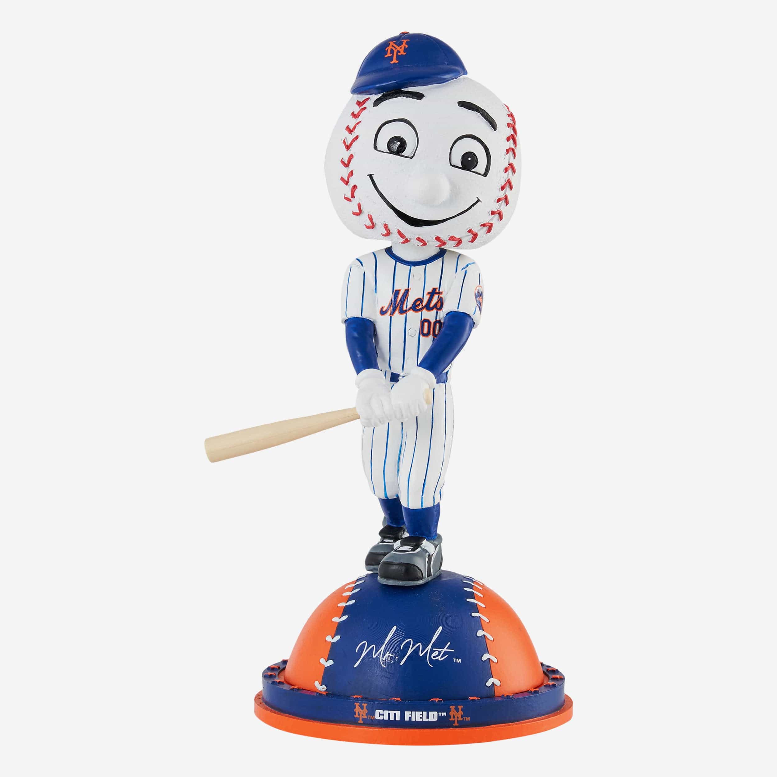 Mr Met New York Mets Mascot Black Jersey Bobblehead FOCO