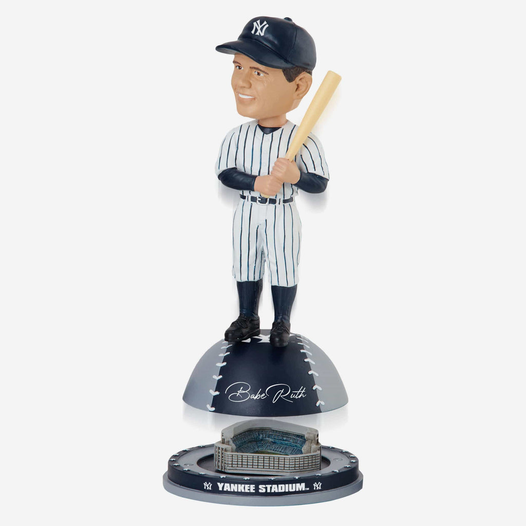 Babe Ruth New York Yankees Magnetic Stadium Base Bobblehead FOCO