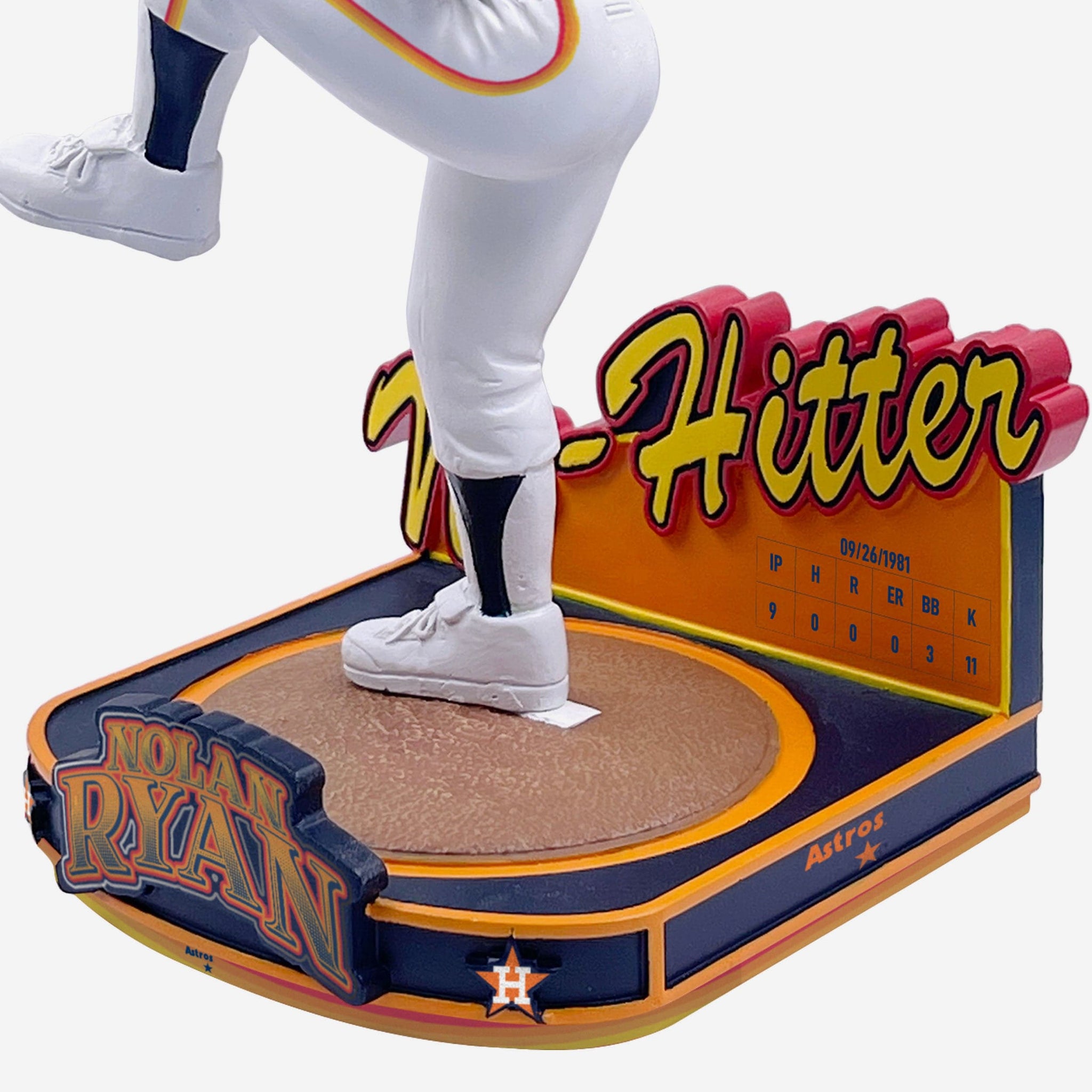 Nolan Ryan 5th No-Hitter Commemorative Bobblehead. New From Foco