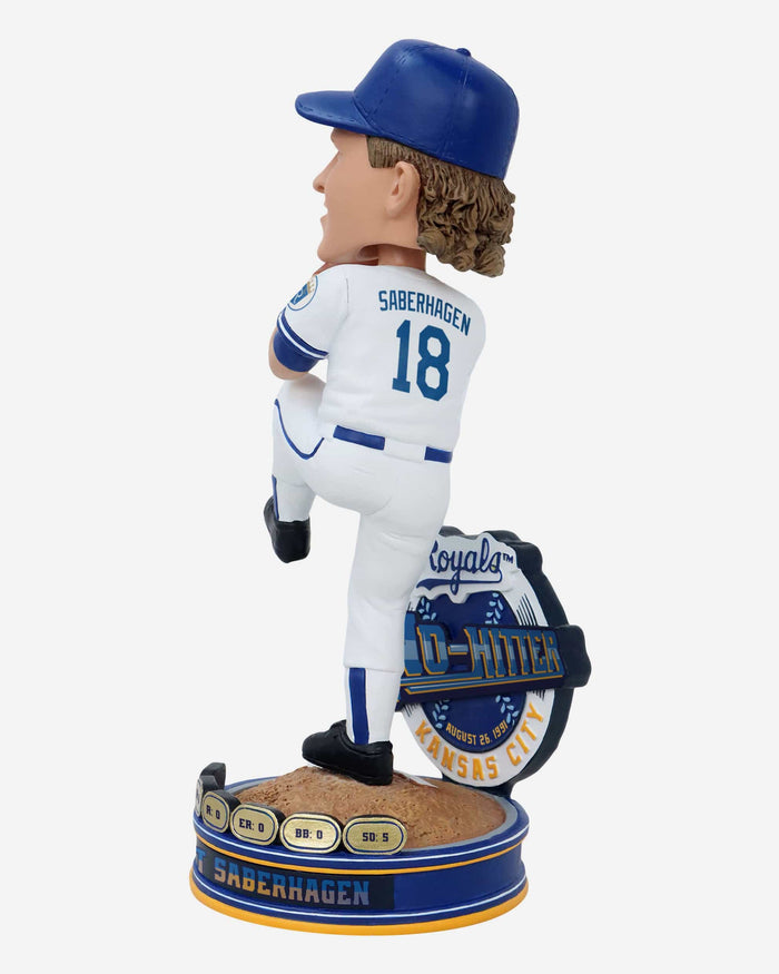 Bret Saberhagen Kansas City Royals 1991 No Hitter Bobblehead FOCO - FOCO.com