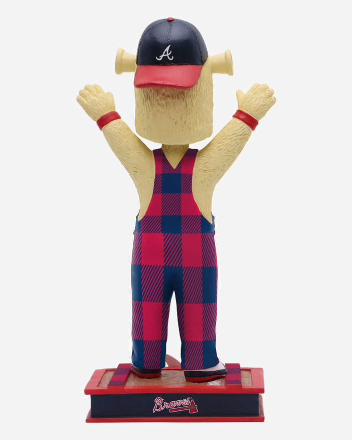 Blooper Atlanta Braves Bib Overalls Mascot Bobblehead FOCO