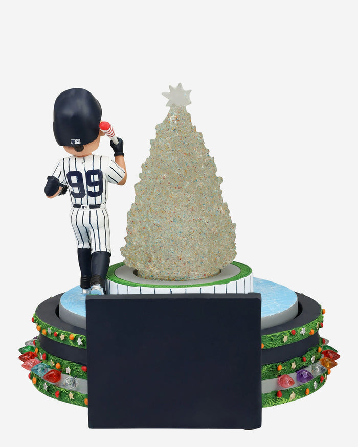 Aaron Judge New York Yankees Christmas Tree Skating Rink Spinner Bobblehead FOCO - FOCO.com