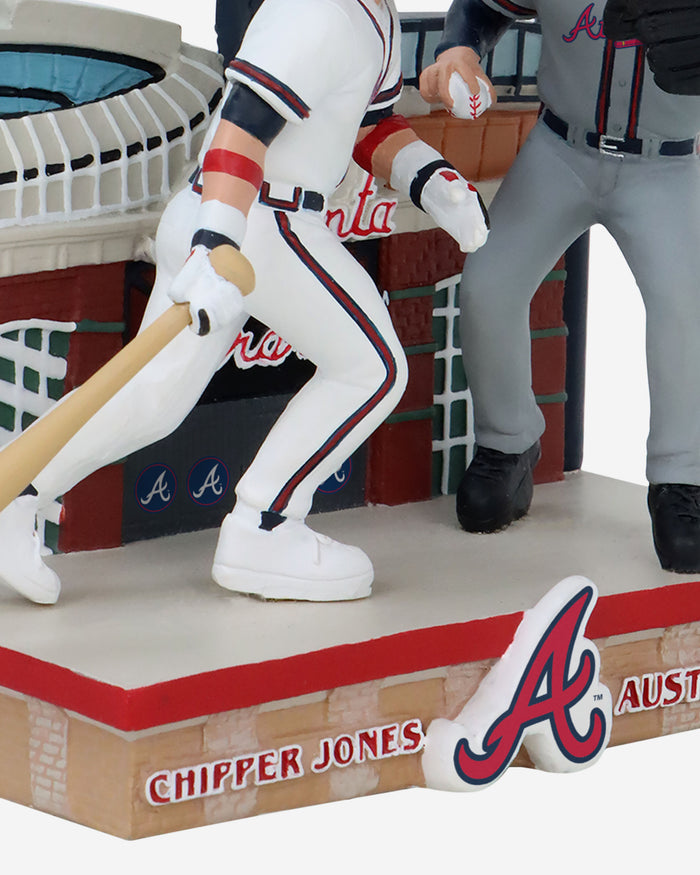 Chipper Jones & Austin Riley Atlanta Braves Then and Now Bobblehead FOCO - FOCO.com